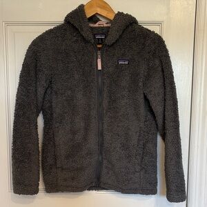 Patagonia Girls Los Gatos full zip hooded fleece size XL
